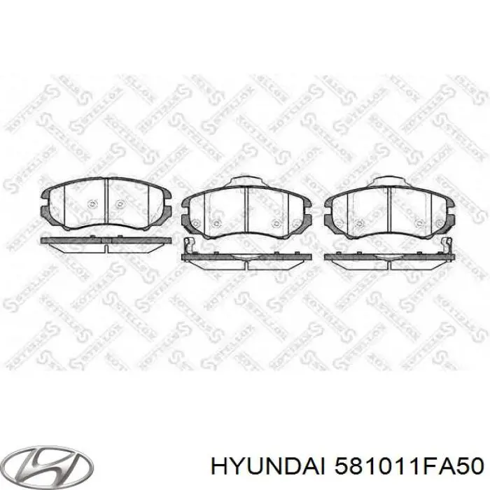 Передні тормозні колодки 581011FA50 Hyundai/Kia