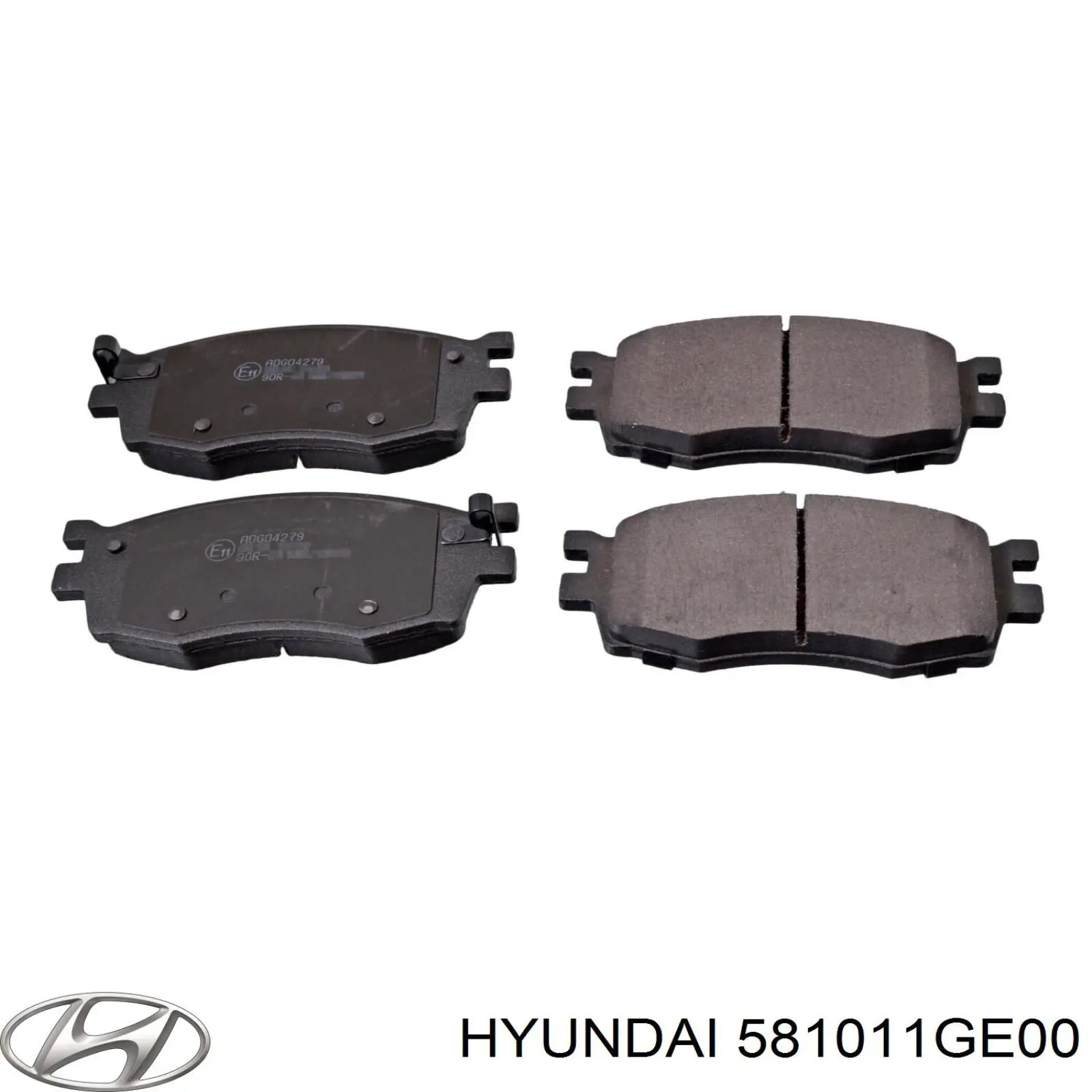 Гальмівні колодки Hyundai/Kia 581011GE00 ціна, від 18.20 USD