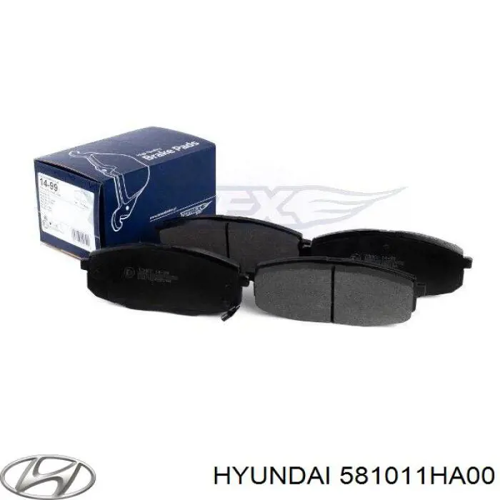 Гальмівні колодки Hyundai/Kia 581011HA00 ціна, від 19.33 USD