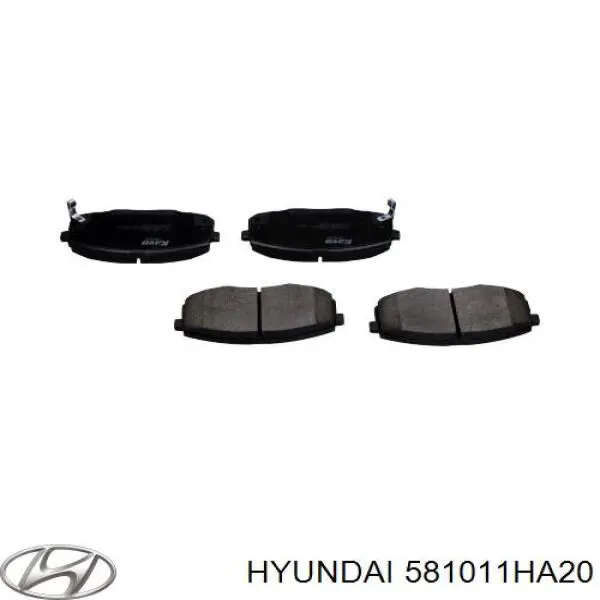 Гальмівні колодки Hyundai/Kia 581011HA20 ціна, від 17.01 USD