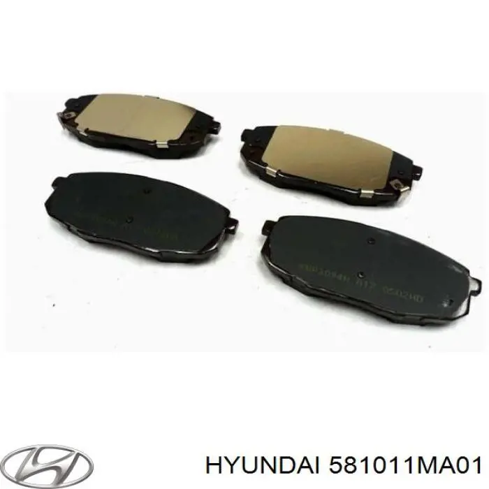 Передні тормозні колодки 581011MA01 Hyundai/Kia