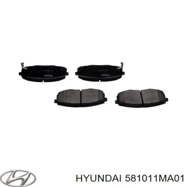 Тормозні колодки Hyundai/Kia 581011MA01