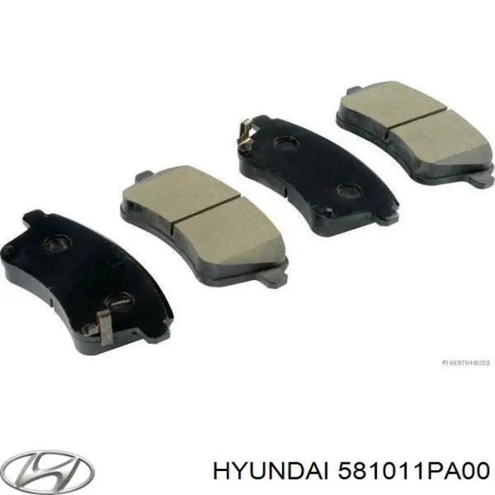Купити 581011PA00 Hyundai/Kia Колодки гальмівні передні, дискові