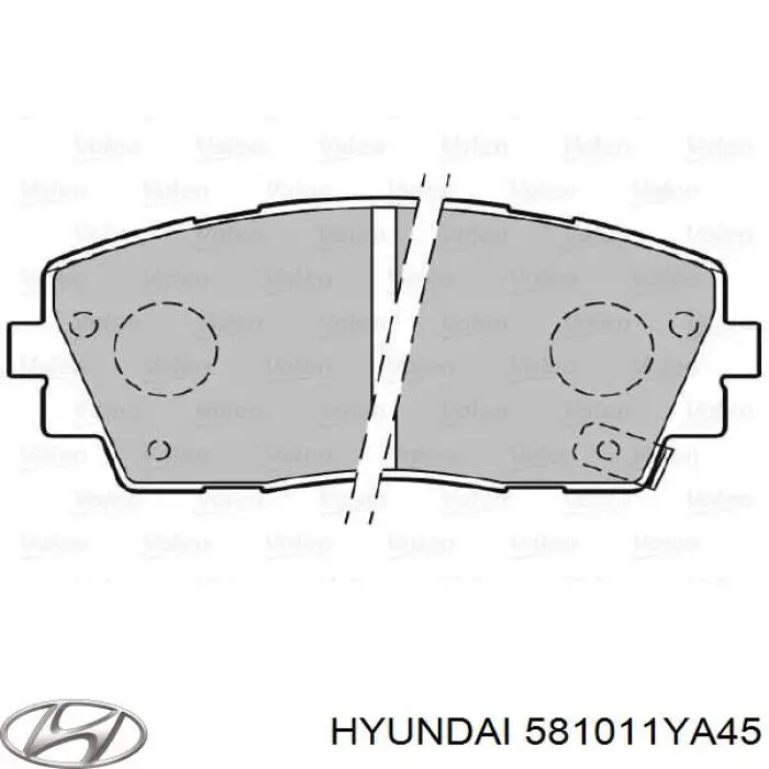 Гальмівні колодки Hyundai/Kia 581011YA45 ціна, від 17.93 USD