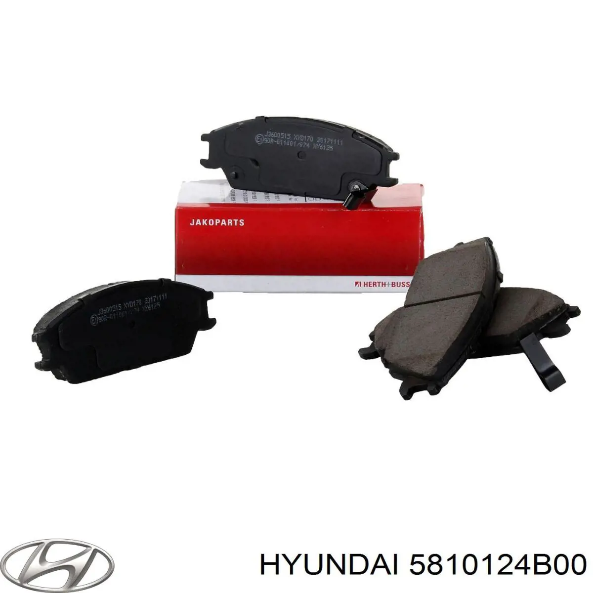 Купити 5810124B00 Hyundai/Kia Колодки гальмівні передні, дискові