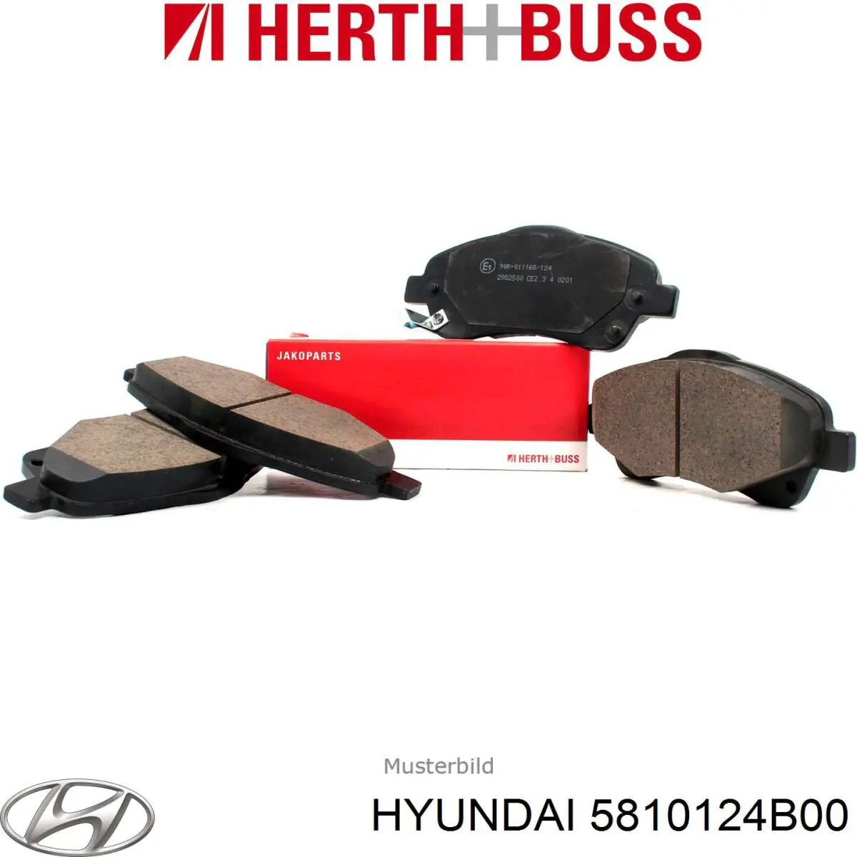 Гальмівні колодки Hyundai/Kia 5810124B00 ціна, від 12.39 USD