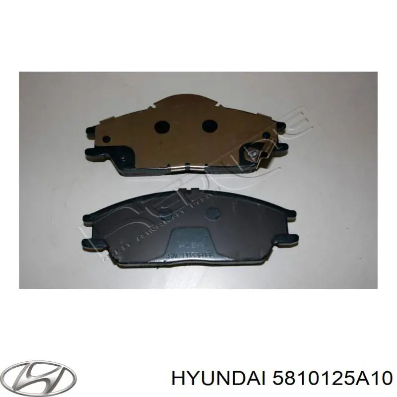 Купити 5810125A10 Hyundai/Kia Колодки гальмівні передні, дискові
