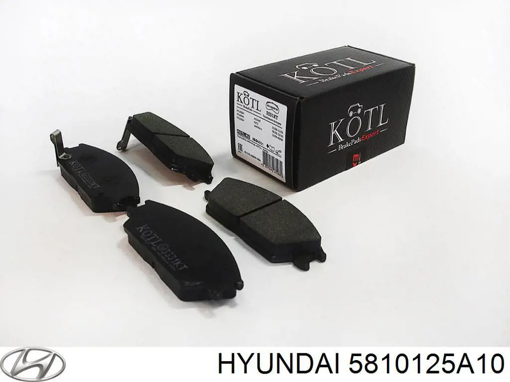Гальмівні колодки Hyundai/Kia 5810125A10 ціна, від 13.19 USD