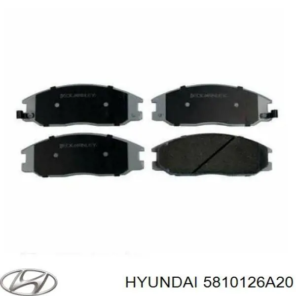 Тормозні колодки Hyundai/Kia 5810126A20