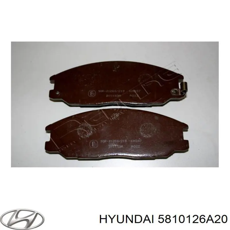 5810126A20 Hyundai/Kia колодки гальмівні передні, дискові