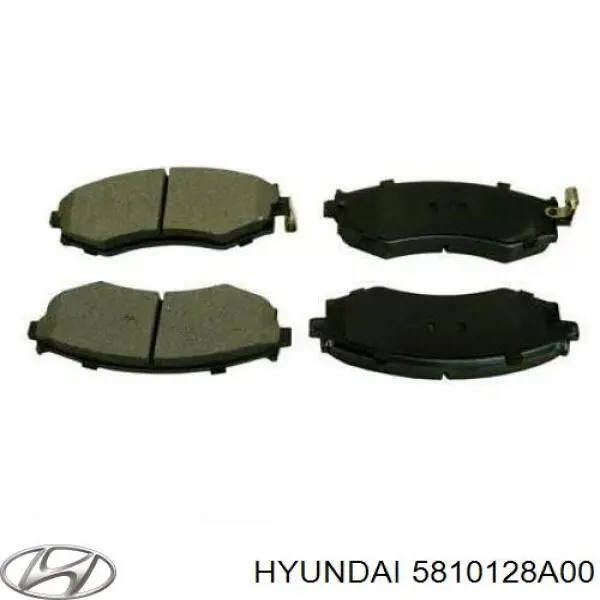5810128A00 Hyundai/Kia колодки гальмівні передні, дискові