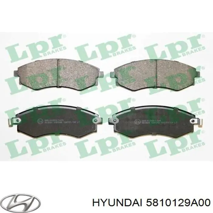 5810129A00 Hyundai/Kia колодки гальмівні передні, дискові