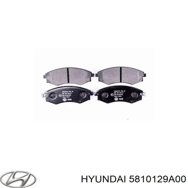 Гальмівні колодки Hyundai/Kia 5810129A00 ціна, від 14.25 USD