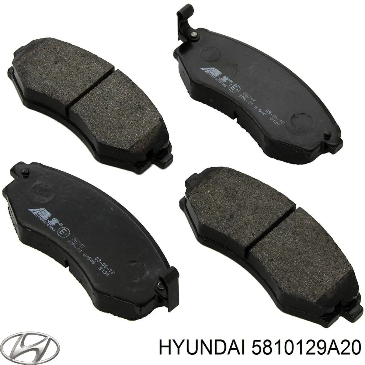Передні тормозні колодки 5810129A20 Hyundai/Kia