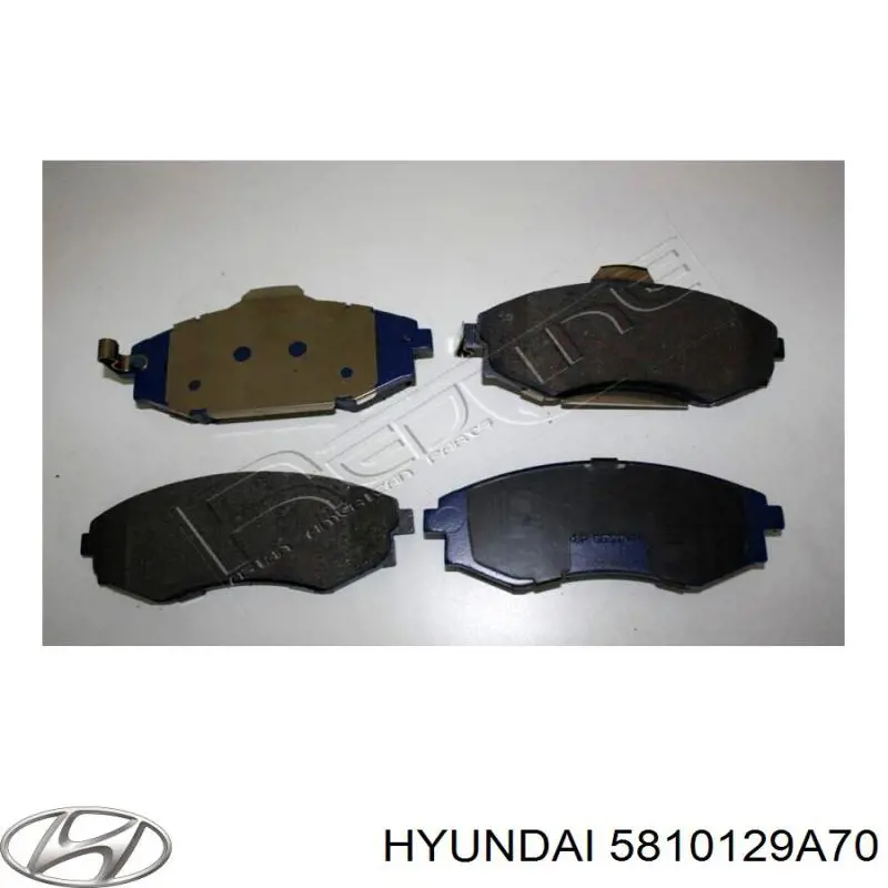 5810129A70 Hyundai/Kia колодки гальмівні передні, дискові