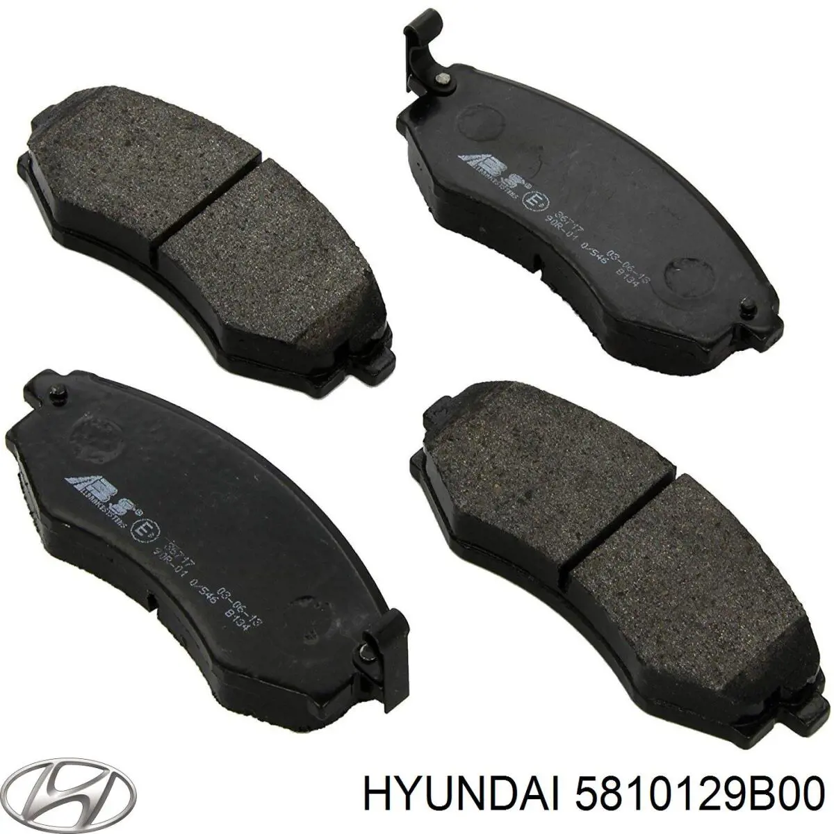Гальмівні колодки Hyundai/Kia 5810129B00 ціна, від 16.65 USD