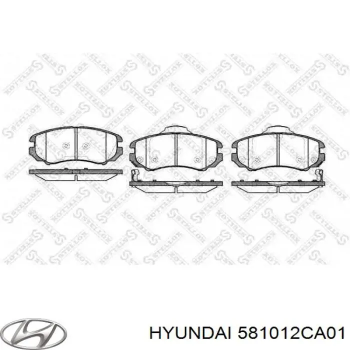 Купити 581012CA01 Hyundai/Kia Колодки гальмівні передні, дискові