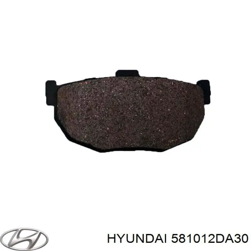 Купити 581012DA30 Hyundai/Kia Колодки гальмівні передні, дискові