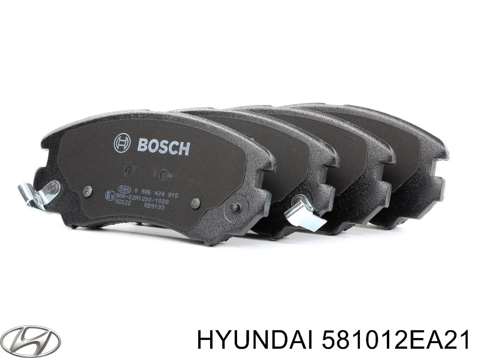 581012EA21 Hyundai/Kia Передні гальмівні колодки