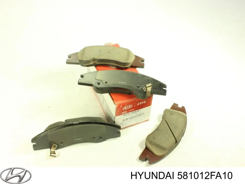 Купити 581012FA10 Hyundai/Kia Колодки гальмівні передні, дискові