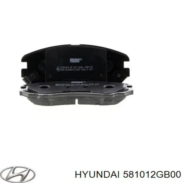 Гальмівні колодки Hyundai/Kia 581012GB00 ціна, від 19.42 USD