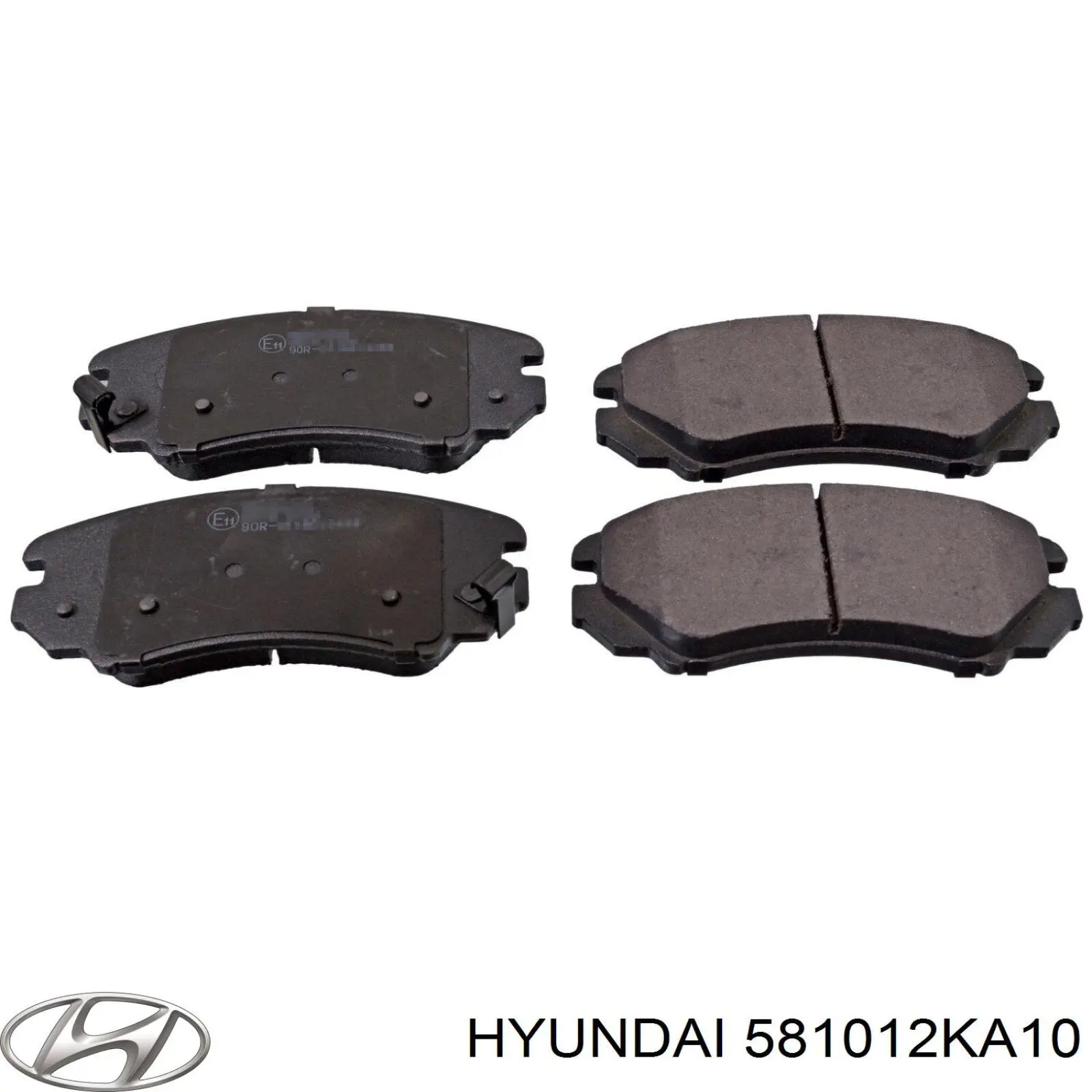 Тормозні колодки Hyundai/Kia 581012KA10