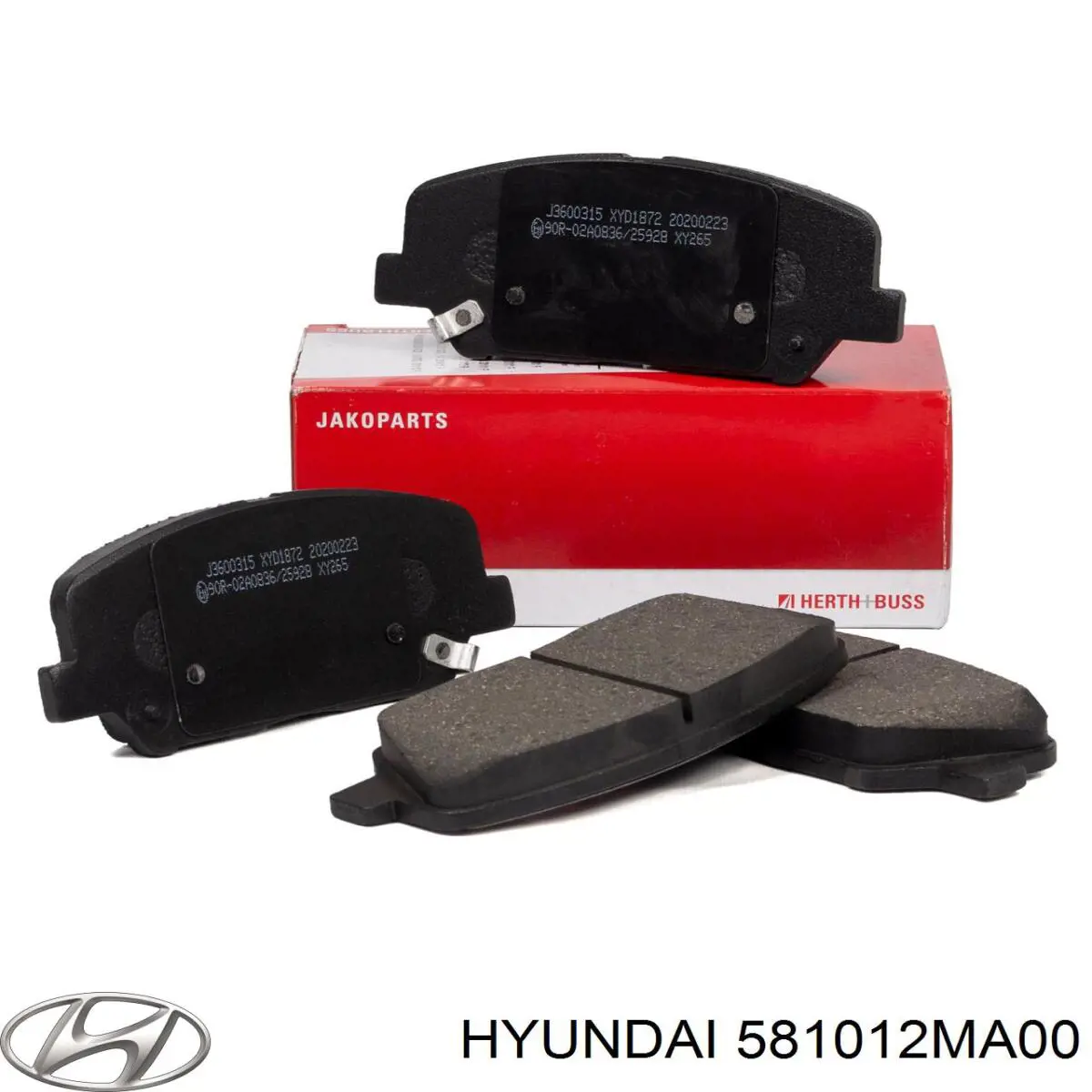 Гальмівні колодки Hyundai/Kia 581012MA00 ціна, від 29.43 USD