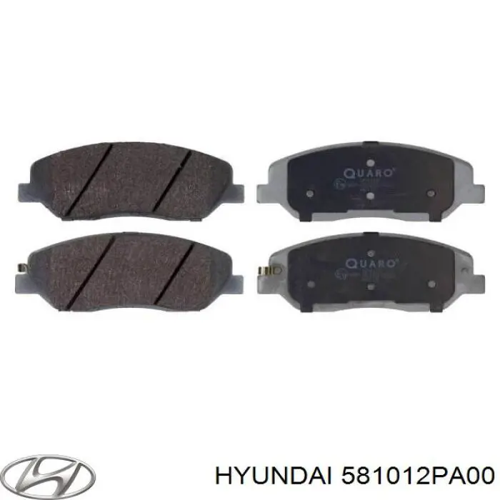 Гальмівні колодки Hyundai/Kia 581012PA00 ціна, від 20.61 USD