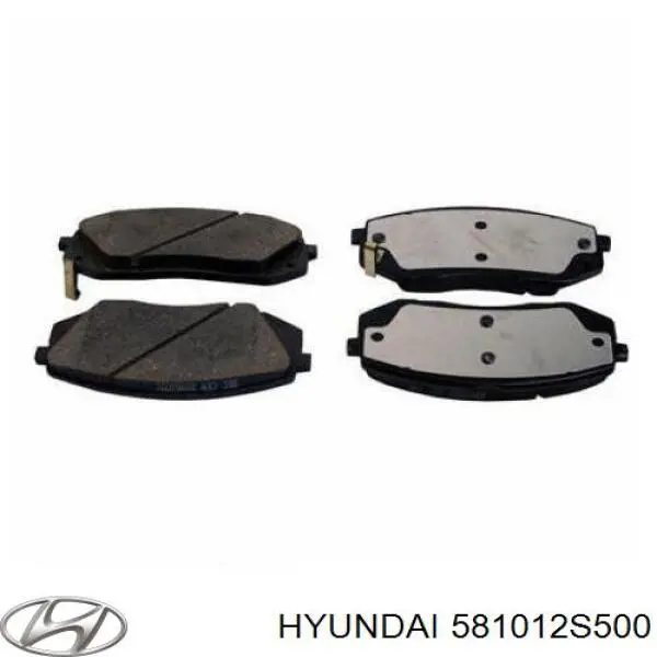 Гальмівні колодки Hyundai/Kia 581012S500 ціна, від 27.72 USD
