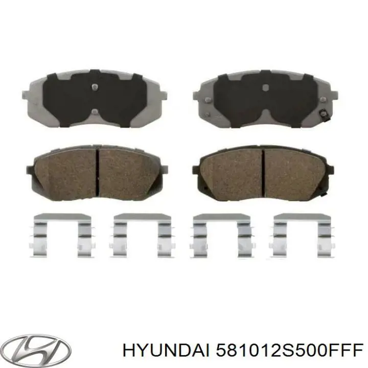 Гальмівні колодки Hyundai/Kia 581012S500FFF ціна, від 29.40 USD