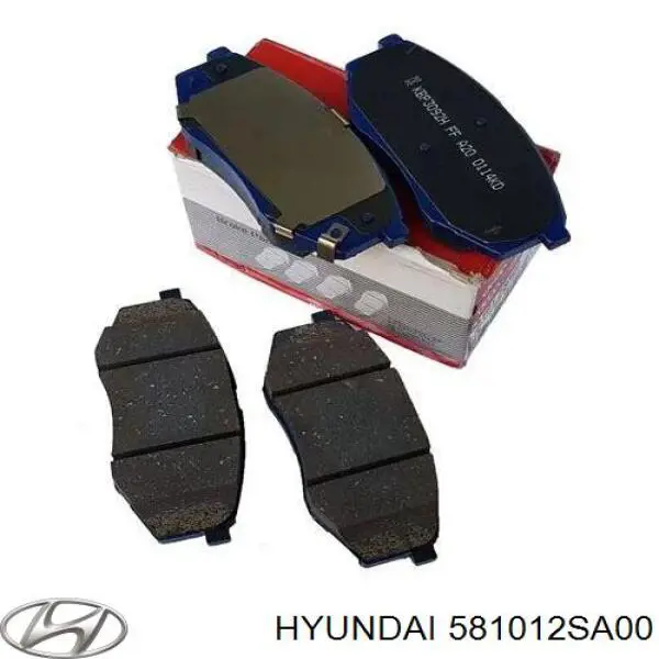 581012SA00 Hyundai/Kia Передні гальмівні колодки