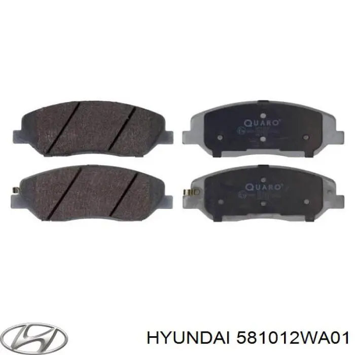 581012WA01 Hyundai/Kia Передні гальмівні колодки