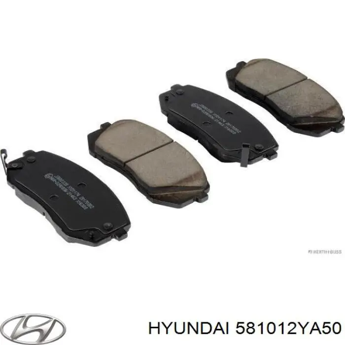 Гальмівні колодки Hyundai/Kia 581012YA50 ціна, від 39.60 USD