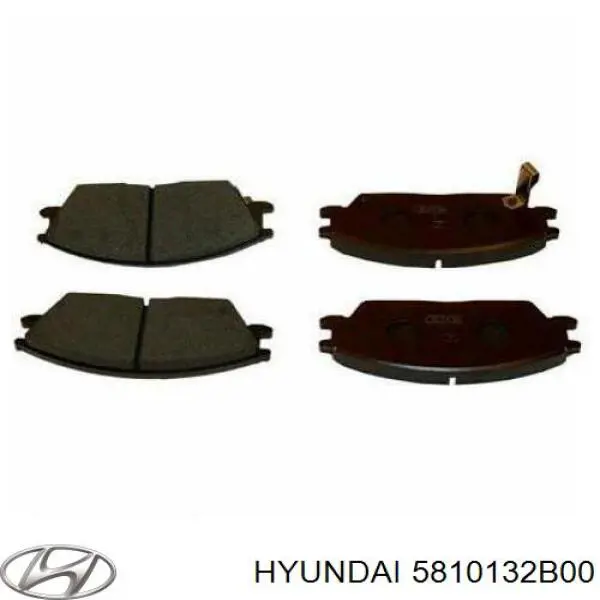 5810132B00 Hyundai/Kia колодки гальмівні передні, дискові