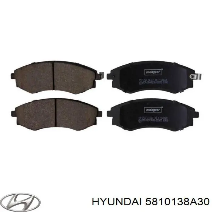 5810138A30 Hyundai/Kia колодки гальмівні передні, дискові