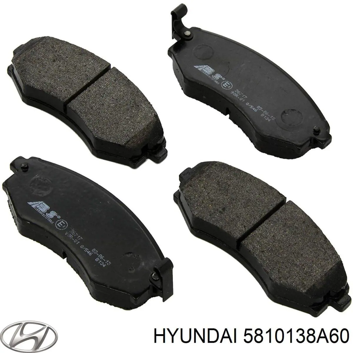 Гальмівні колодки Hyundai/Kia 5810138A60 ціна, від 14.62 USD