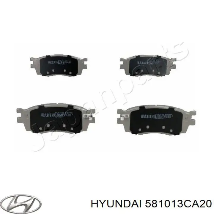 Тормозні колодки Hyundai/Kia 581013CA20