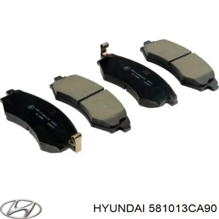 Колодки гальмівні передні, дискові 581013CA90 Hyundai/Kia