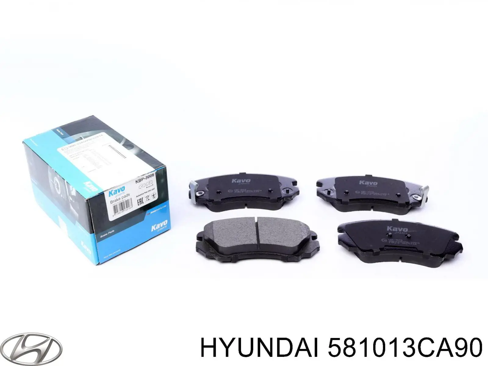 Передні тормозні колодки 581013CA90 Hyundai/Kia