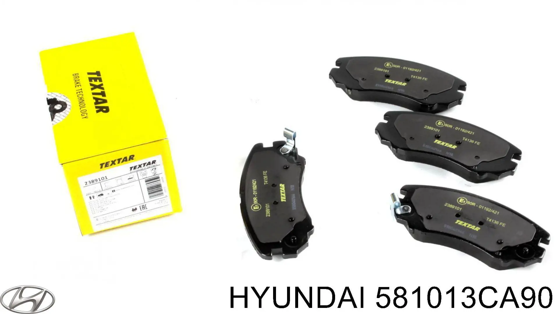 Тормозні колодки Hyundai/Kia 581013CA90