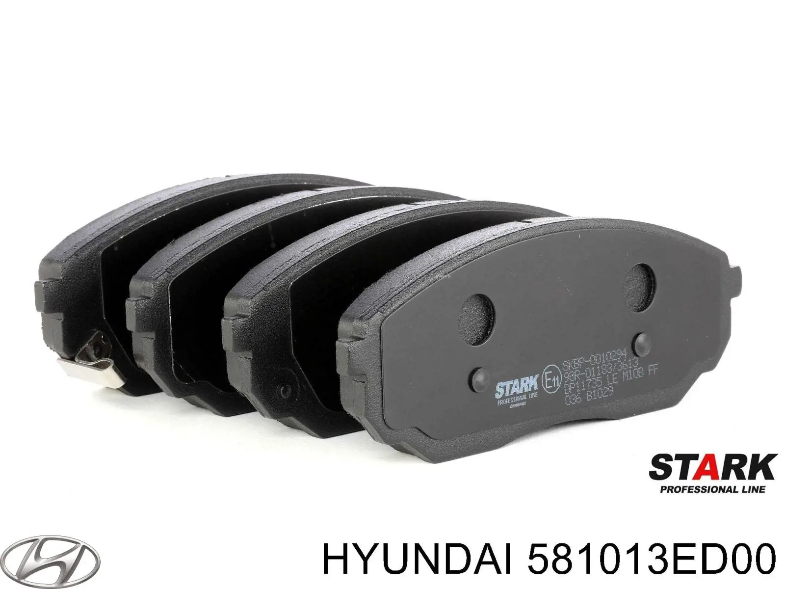 Тормозні колодки Hyundai/Kia 581013ED00
