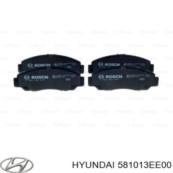 Гальмівні колодки Hyundai/Kia 581013EE00 ціна, від 25.39 USD