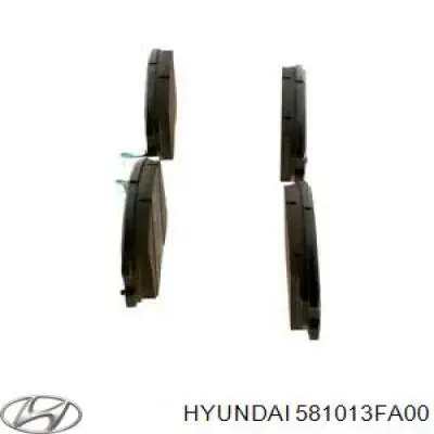 Передні тормозні колодки 581013FA00 Hyundai/Kia