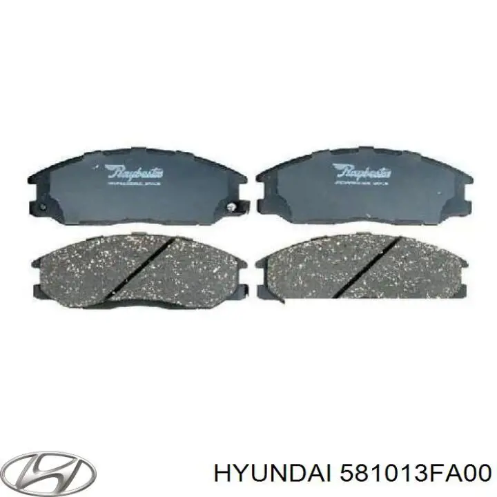Гальмівні колодки Hyundai/Kia 581013FA00 ціна, від 36.41 USD