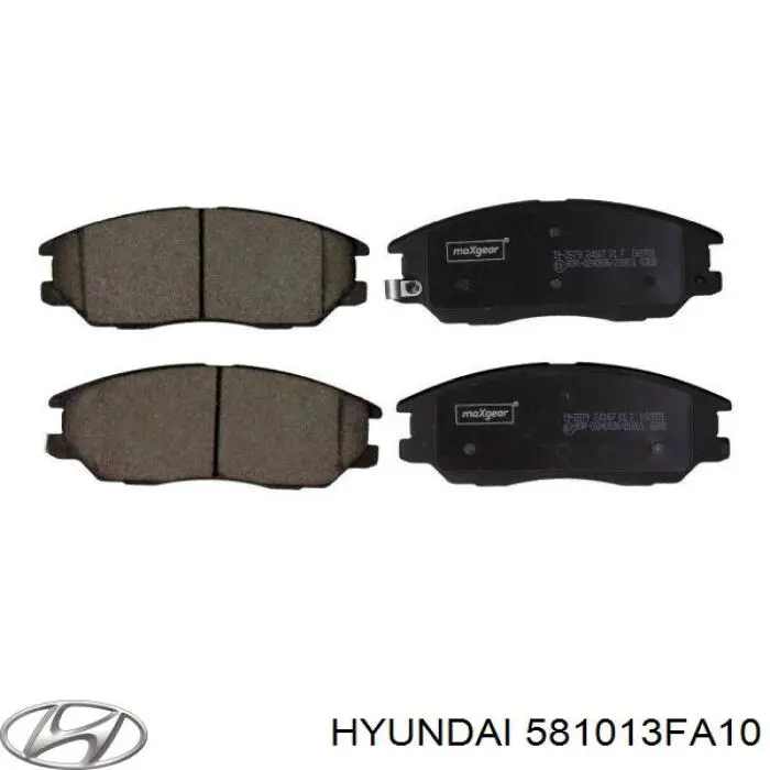 Тормозні колодки Hyundai/Kia 581013FA10