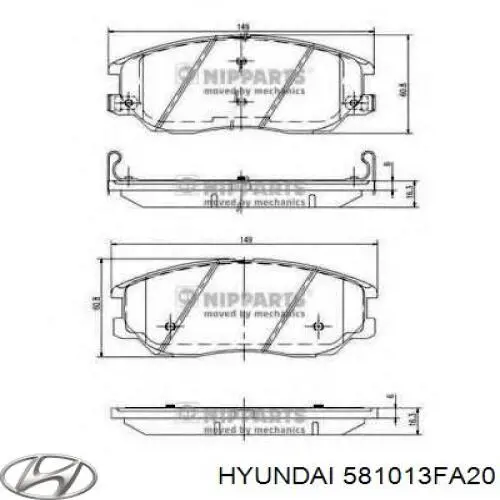  581013FA20 Hyundai/Kia