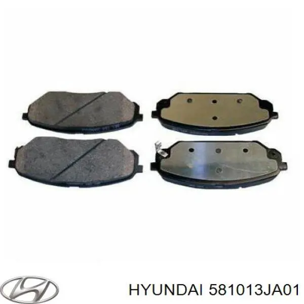 581013JA01 Hyundai/Kia колодки гальмівні передні, дискові