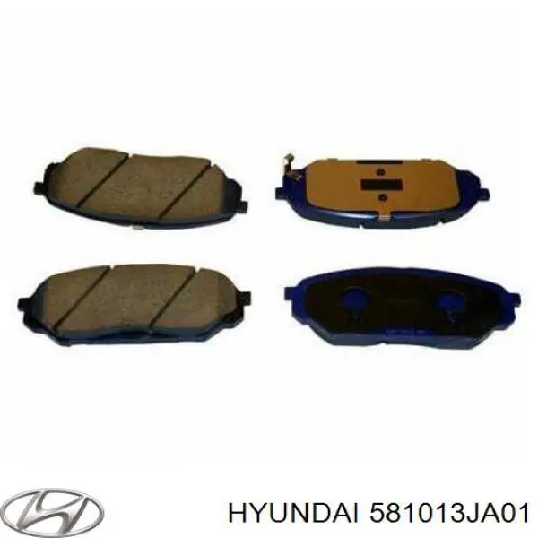Передні тормозні колодки 581013JA01 Hyundai/Kia