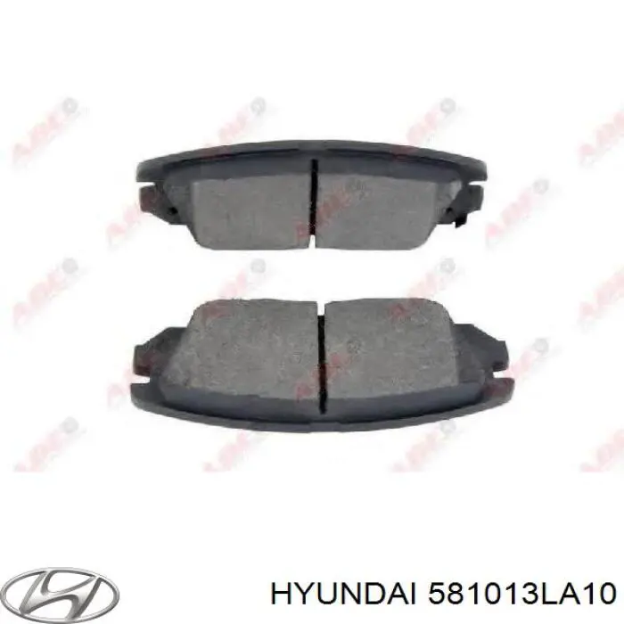 Колодки гальмівні передні, дискові 581013LA10 Hyundai/Kia