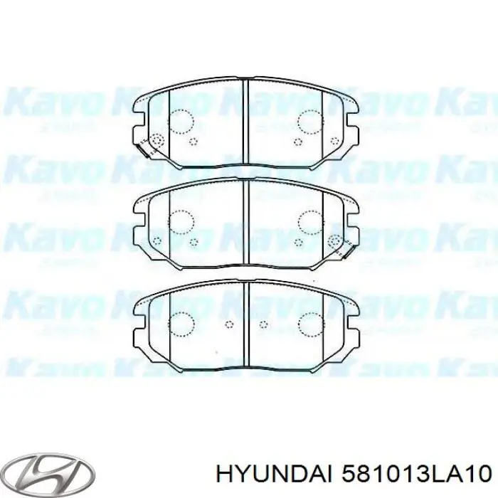 Купити 581013LA10 Hyundai/Kia Колодки гальмівні передні, дискові